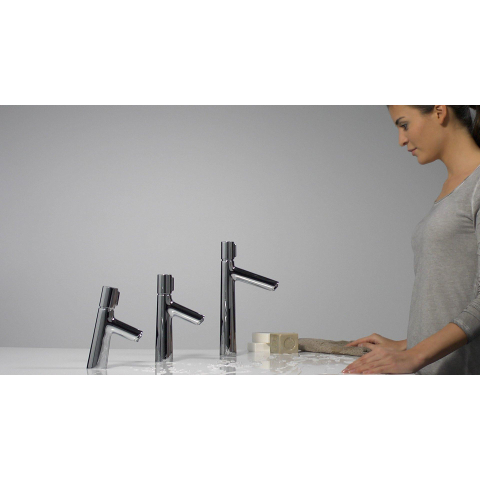 Hansgrohe Talis select s wastafelkraan - 80 met select greep - voor aan/uit + temperatuurinstelling - hoogglans chroom SW29032