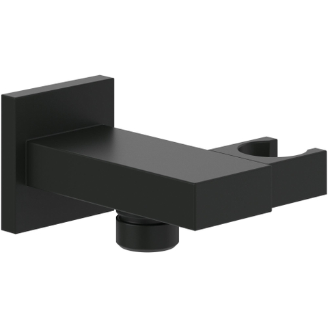 Villeroy & Boch Universal Showers handdouchehouder - voor wandmontage hoekig - mat zwart SW974406