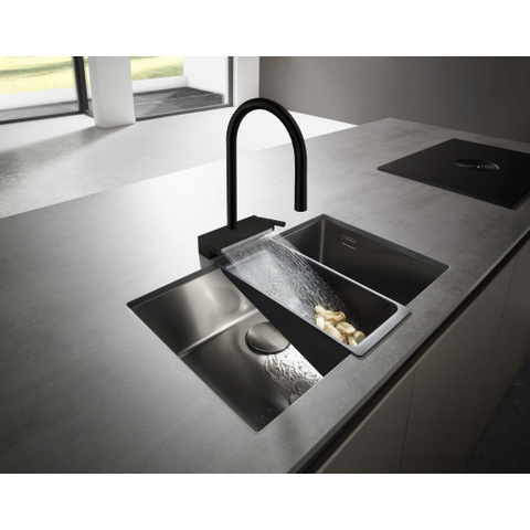 Hansgrohe Aquno Select M81 - 1 greeps keukenkraan - 170 uittrekbare vuistdouche - 3jet - mat zwart SW971378