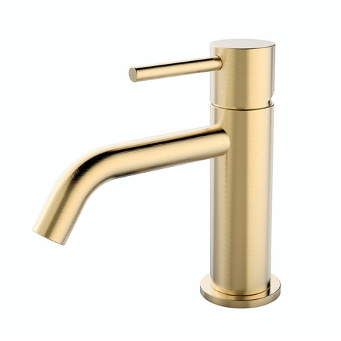 Wiesbaden Style Wastafelkraan - PVD - geborsteld messing (goud) SW417813