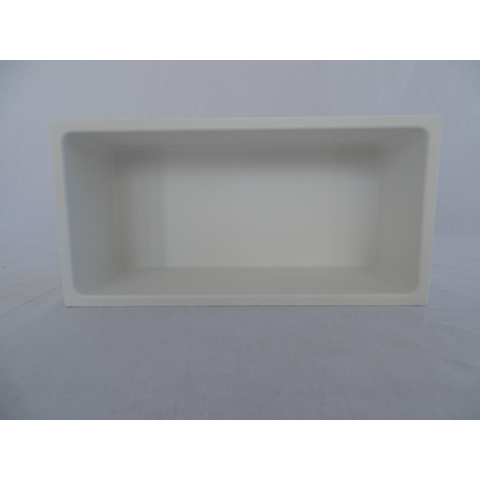 Crosstone by Arcqua Solid Alcove niche encastrée 30x15x10cm solid surface blanc mat SW420140