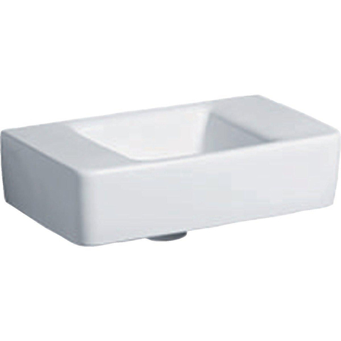 Geberit Renova Plan fontein - compact - zonder kraangat - zonder overloop - 40x25x15cm - wit SW417131