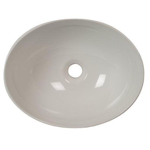 Plieger Scale vasque à poser en céramique ovale 40,6x32,2x18,2 blanc 4338162