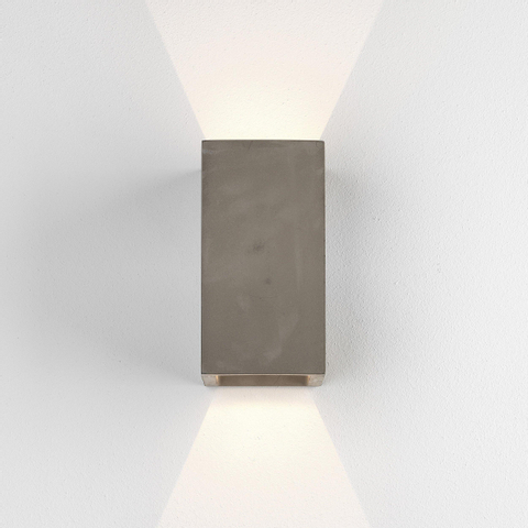Astro Oslo 160 LED Wandlamp 16x8.4x10.7cm IP65 verlichting geintegreerd concrete beton SW378053