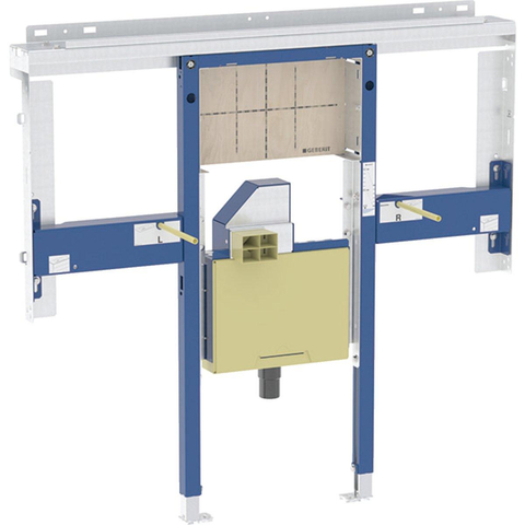Geberit Duofix element ten behoeve van wastafel + wandkraan one - met sifon - breedte 120cm - blauw SW1237116
