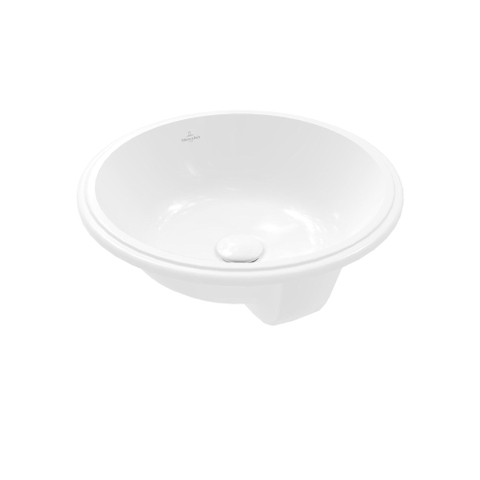 Villeroy & Boch Architectura onderbouwwastafel - 45x45cm - zonder kraangat - met overloop - White Alpine (glans wit) SW762358