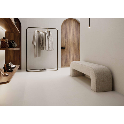 Terravito Selvico Keramisch parket wand- en vloertegel - 90x90cm - 9mm - Bone SW1579510