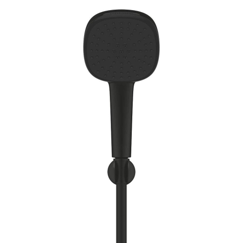 Grohe Vitalio Comfort QuickFix Handdoucheset - diameter 11cm - 2 straalsoorten - 7.4l/min - met slang - 175cm - matte black (mat zwart) SW1126812