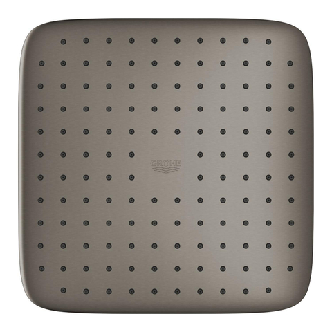 GROHE Vitalio Comfort doucheset - met thermostaat - geborsteld hard graphite (antraciet) SW1590100