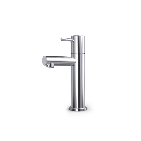 Hotbath Buddy Fonteinkraan - L uitloop - 8.5cm - opbouw - hoogglans chroom SW11853