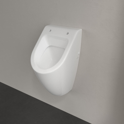 Villeroy & Boch Subway urinoir - met bevestiging - zonder deksel - 28.5x53.5x31.5cm - White Alpine (glans wit) 0123214