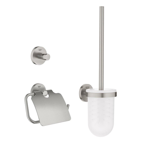 GROHE Essentials Toilet accessoireset 3 delig supersteel SW97651