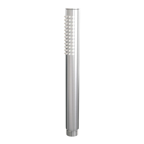 Brauer Brushed Carving Douche pluie thermostatique avec pommeau 20cm et bras mural courbé 40cm et douchette Stylo 1 jet flexible lisse avec coude mural Inox brossé PVD SW716077
