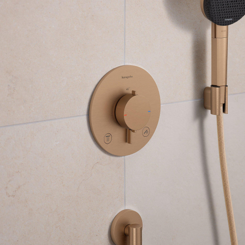 Hansgrohe Ecostat comfort s Inbouw - thermostaat - 2 functies - brons SW1245321