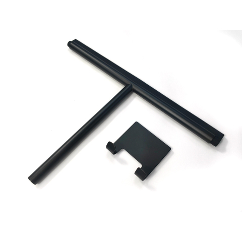 Saniclass Dual Glaswisser - inclusief haak - mat zwart SHOWROOMMODEL SHOW23968