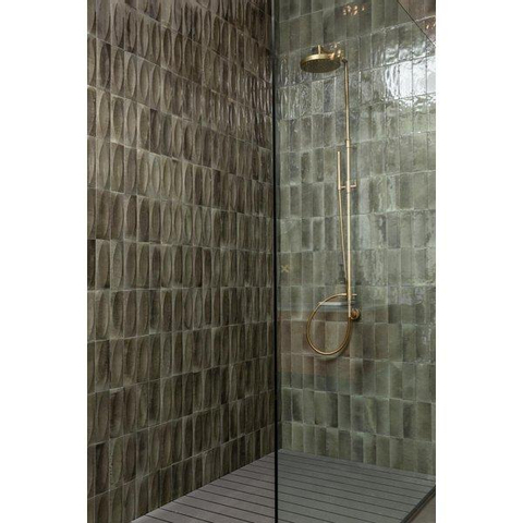 ÉCHANTILLON Ceralto Alvera Decor Carreau mural 7.5x20cm 10mm Grigio SW914188