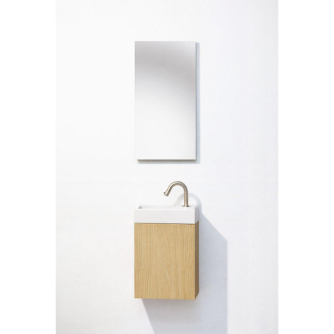 GO by Van Marcke Vikos fonteinset - 40cm - deur rechts - kraangat rechts - castello oak (eiken) SW1603313