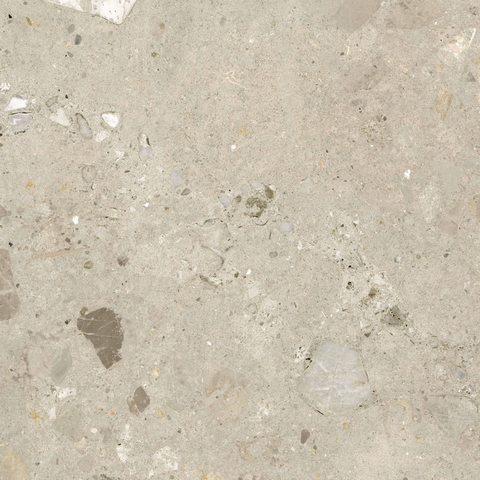 Modano Palma Lura vloer- en wandtegel - 60x60cm - 9mm - gerectificeerd - R10 - terrazzo - mat sand (beige) SW1601920