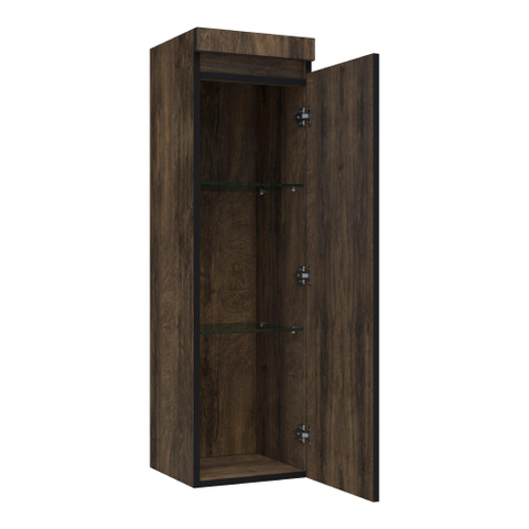BRAUER Joy Edge armoire de salle de bains - 120x35x35cm - 1 porte - ouverture à droite - sans poignée - Chêne brut SW522794