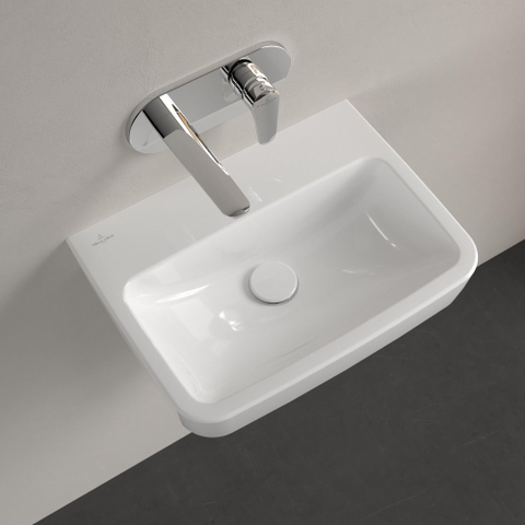 Villeroy & Boch O.novo fontein - 50x37cm - zonder kraangat - zonder overloop - White Alpine (glans wit) SW448489