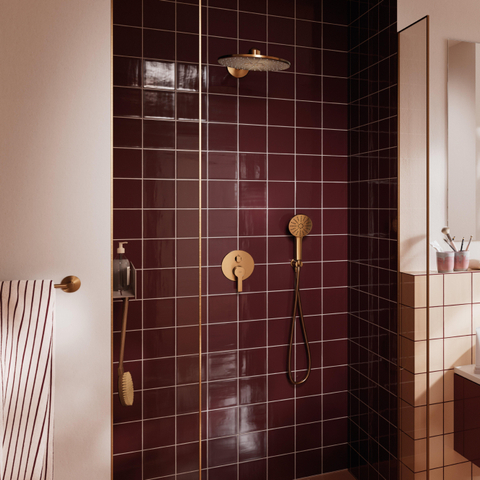 GROHE Lineare afbouwdeel - 3-weg omstel - geborsteld warm sunset (koper) SW1477738