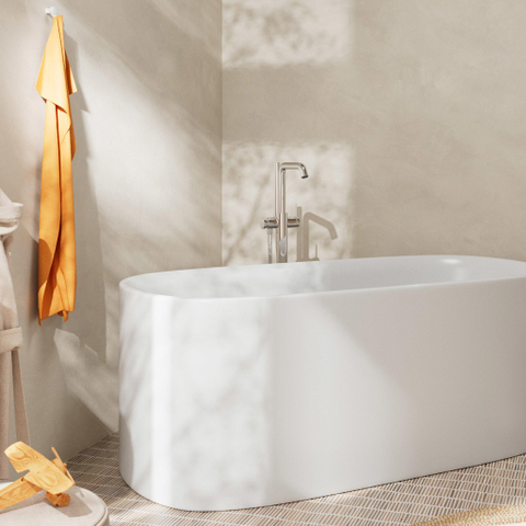 Hansgrohe Tecturis s Eengreeps badmengkraan vloermontage - vrijstaand - hoogglans chroom SW918544