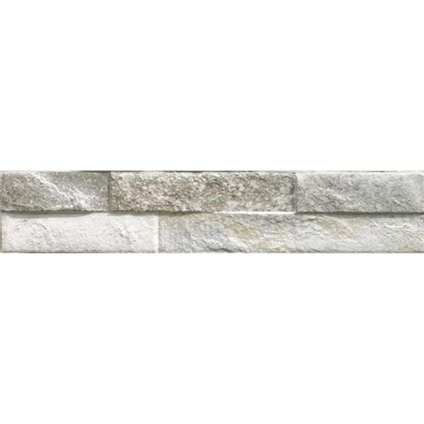 Keradom Rock carreau de mur 7.5x38.5cm 10mm vert mat résistant au gel SW450978