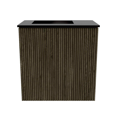 Mondiaz JOYA 40cm meuble de toilette - couleur Shadow - Vasque FAYE position Gauche Sans trou de robinet couleur Urban SW1421475