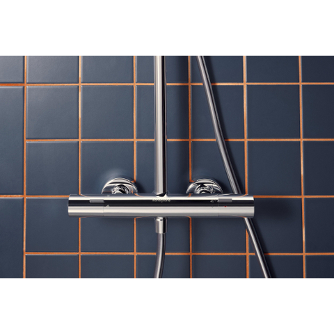 Hansgrohe Activera S - showerpipe - 240 - 1jet - ecosmart - met Ecostat Fine Varia - hoogglans chroom SW1388145
