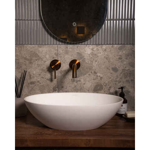 Zeza Element Vasque - 51x35.5x14.2 - solid surface - blanc mat SW1208812