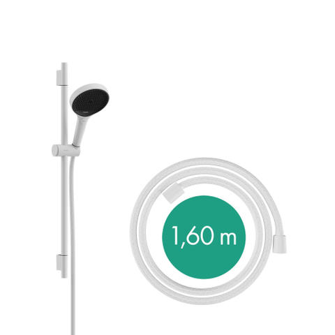 Hansgrohe RainFinity Doucheset - 130 - 3jet S Puro - 65cm pushsl Designflex - doucheslang - 160cm - mat wit SW918618