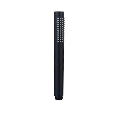 Fortifura Calvi Handdoucheset - 22.5cm - staaf - met houder - gladde slang - 150cm - mat zwart SW809501