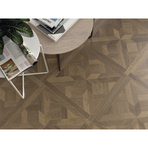 SAMPLE Terravito Bosaro Keramische wand- en vloertegel - 60x60cm - 9mm - Walnut SW1596335