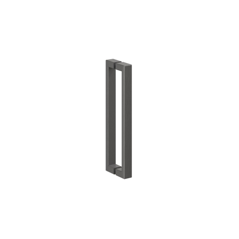 Crosswater Asura Handvat - 34cm - gecanneleerd - slate gunmetal (antraciet) SW1176433