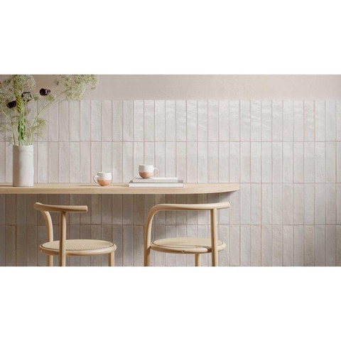 SAMPLE Ceralto Pavero Urban Carreau mural 6x24cm 10mm grès cérame Bianco SW914200