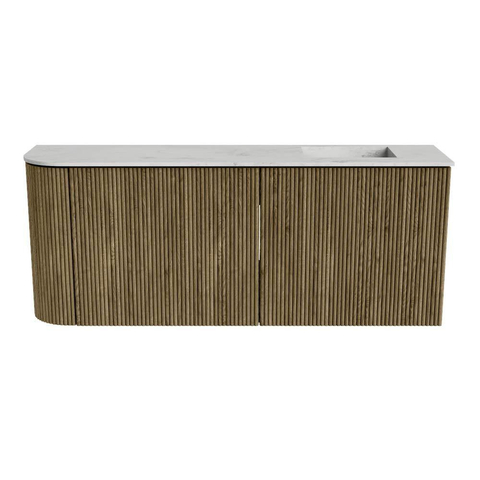 Mondiaz JOYA-DLUX 101.6cm toiletmeubel - ronding links kleur Dusk - Wastafel FAYE positie Rechts Zonder kraangat kleur Opalo. SW1423335