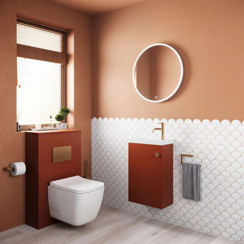 Crosswater MPRO Wastafelkraan - glad - messing geborsteld SHOWROOMMODEL SHOW26665