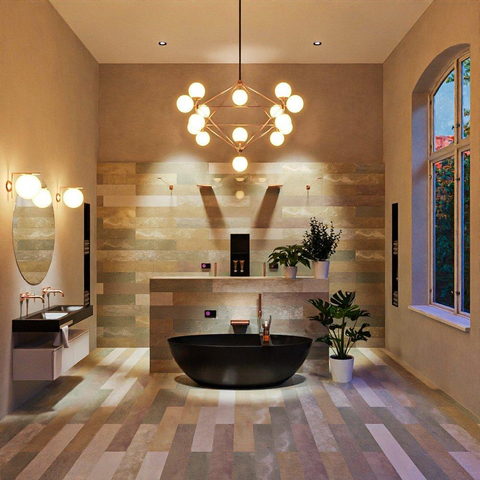 MONDIAZ FLOAT Baignoire îlot - 170x80cm - Urban SW491510