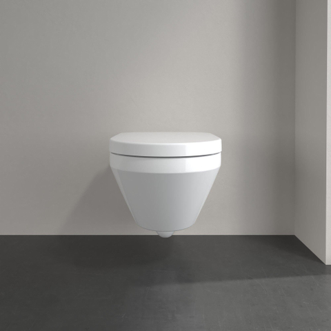 Villeroy & Boch Architectura WC suspendu - 53cm - sans rebord de rinçage - cuvette profonde Twistflush - CeramicPlus - blanc SW1162138