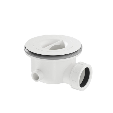 Crosswater Creo Douchebakafvoer - 90mm - wit SW916835