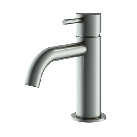 Hotbath Archie Wastafelmengkraan - zonder waste - mat RVS SW230313