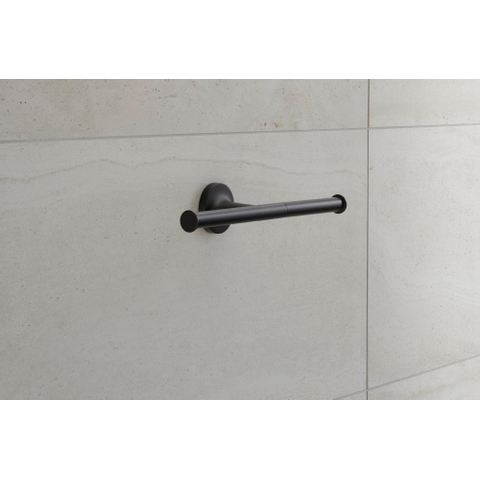 Duravit Starck T Toiletrolhouder - dubbel - zonder klep - mat zwart SW297075