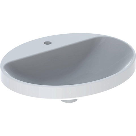 Geberit VARIFORM meubelwastafel - 55x45cm - 1 kraangat - zonder overloop KeraTect - wit SW422274