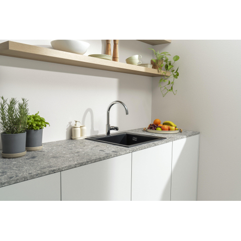 Hansgrohe Vernis blend m35 Eengreeps keukenmengkraan - 210 - 1jet - met draaibare uitloop - hoogglans chroom SW651607