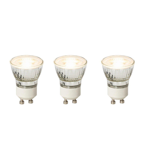 Luedd Lampe LED - set de 3 - GU10 - 4W - 2700K - 200LM - dimmable SW1211337