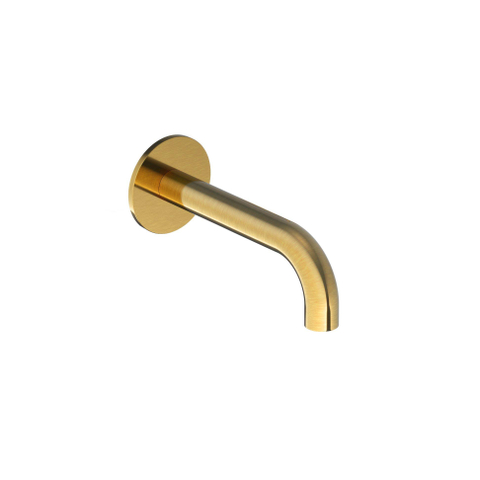 Hotbath Cobber Uitloop lengte 15 cm - PVD - geborsteld messing (goud) SW229839