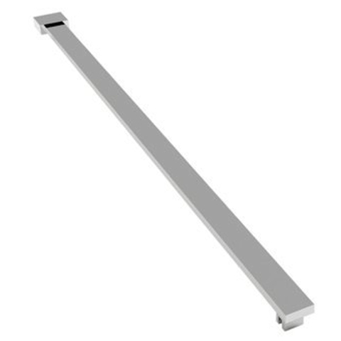 Plieger Panorama support mural carré 100cm recoupable chrome 0983730