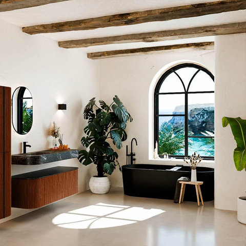 MONDIAZ THOR-DLUX 130cm meuble de salle de bains arrondi gauche + droite couleur Ruby avec 1 tiroir et 2 portes. Vasque suspendue CLOUD Gauche 1 trou de robinet couleur Lava. SW1463711