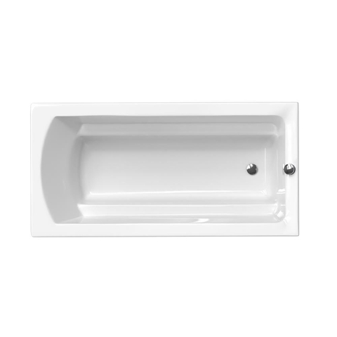 Xenz Bodysize Baignoire îlot - 180x90x48 - bonde en bout - acrylique - blanc SW103420