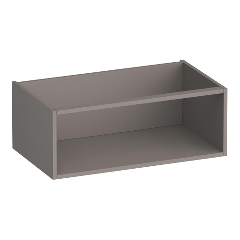 BRAUER Flourish armoire latérale - 80x30x45,5cm - avec 1 compartiment de rangement taupe mat SW445690